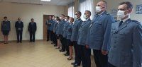 Policjanci mianowali oraz zaproszeni goście.