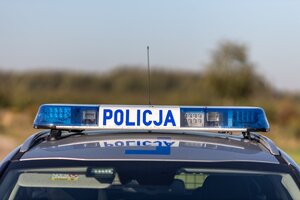Radiowóz policyjny.