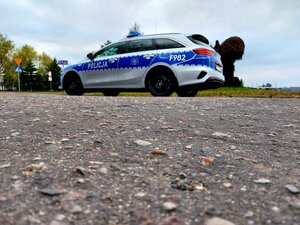 Radiowóz policyjny.