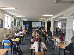 Omówienie zasad konkursu przez przedstawiciela Powiatowej Stacji Sanitarno - Epidemiologicznej w Rawie Mazowieckiej.